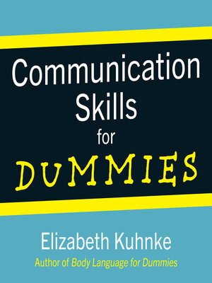cover image of Communication Skills For Dummies